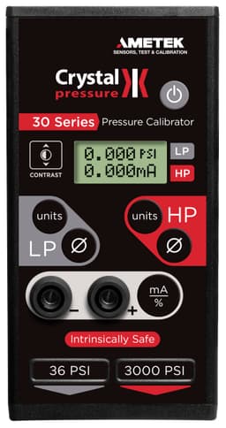 Crystal 30 Series Pressure Calibrator