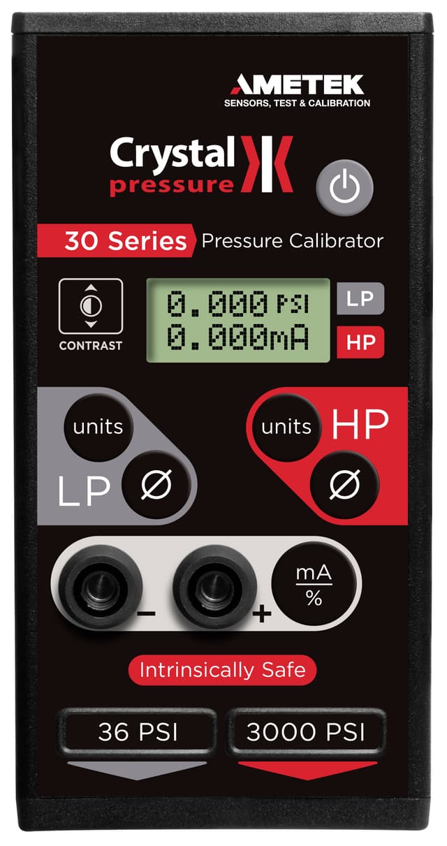 Crystal 30 Series Pressure Calibrator