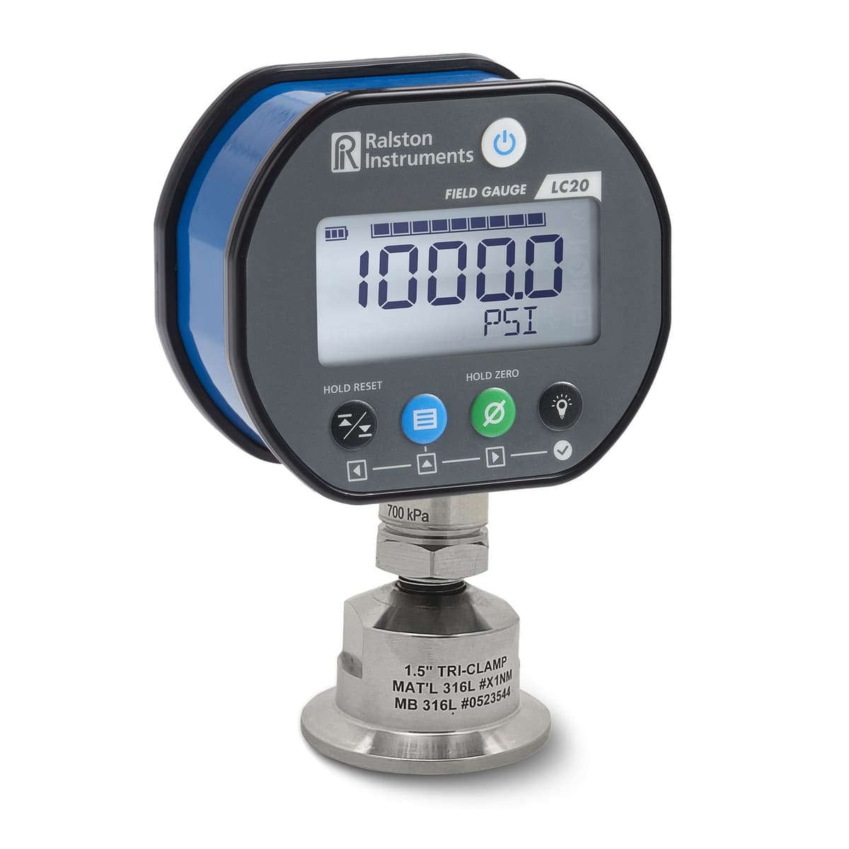 Ralston LC20 Digital Sanitary Pressure Gauge