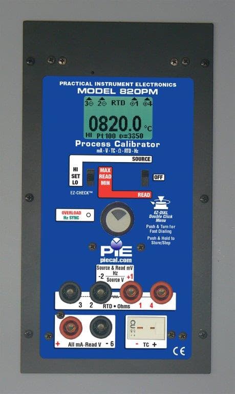 PIE 820PM Panel Mount Multifunction Calibrator