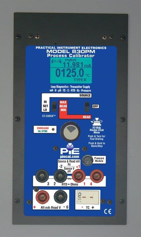 PIE 830PM Panel Mount Multifunction Calibrator