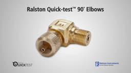 Ralston Quick-test 90° Elbows