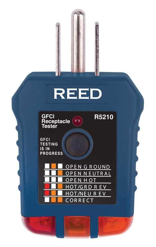 Reed R5210 Receptacle Tester