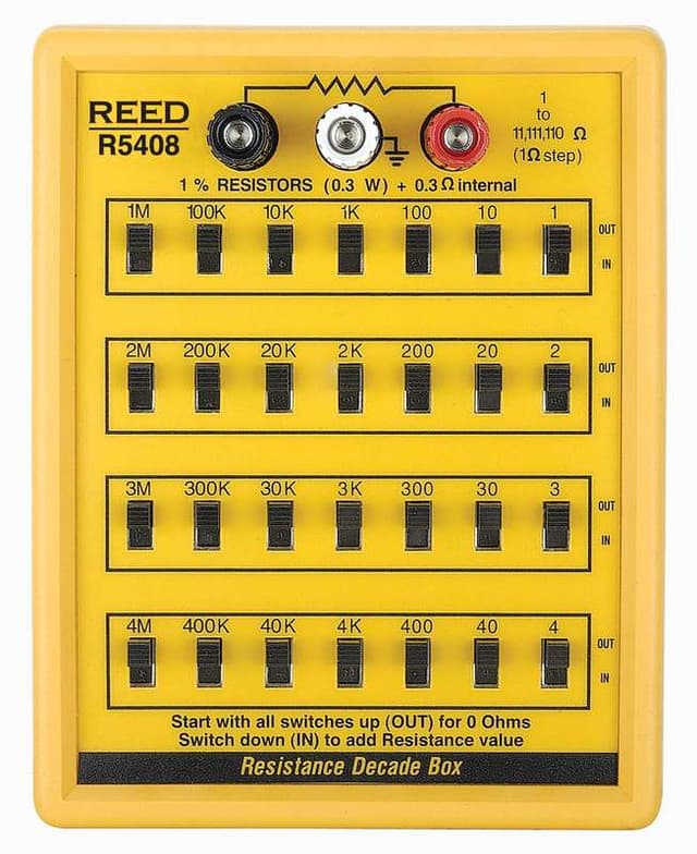 Reed R5408 Resistance Decade Box