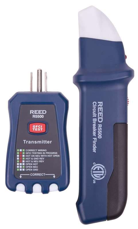Reed R5500 Circuit Breaker Finder/Receptacle Tester/ Gfci Tester