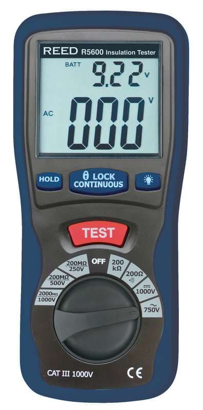 Reed R5600 Insulation/Resistance Meter