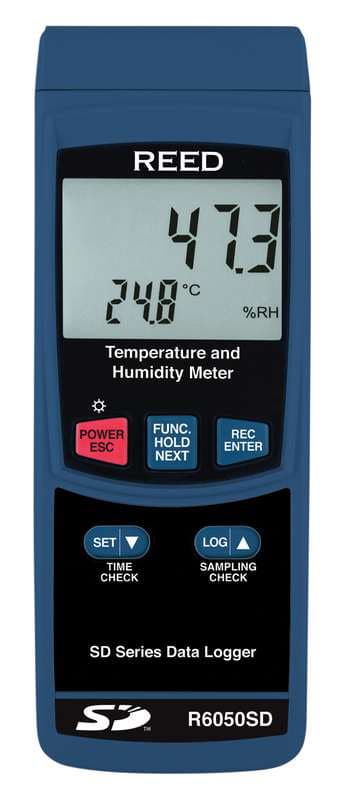 Reed R6050SD Data Logging Thermo-Hygrometer