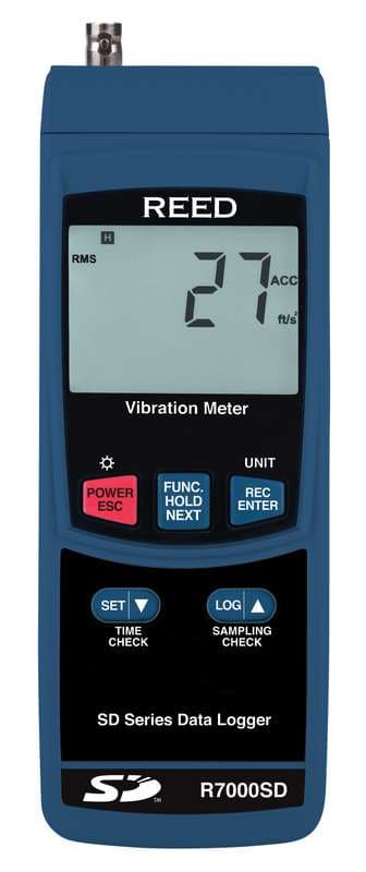 Reed R7000SD Data Logging Vibration Meter