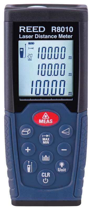 Reed R8010 Laser Distance Measurer 328Ft