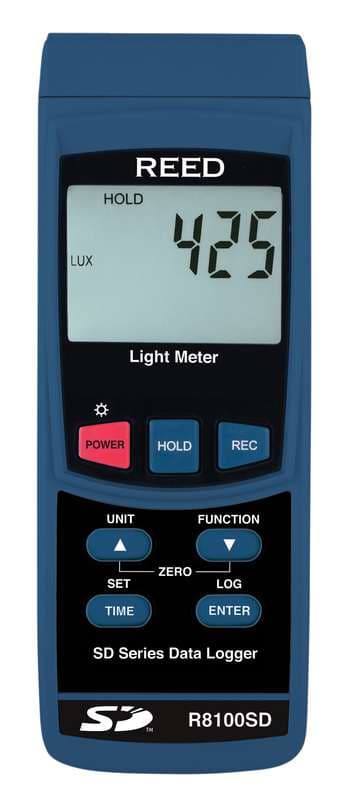 Reed R8100SD Data Logging Light Meter